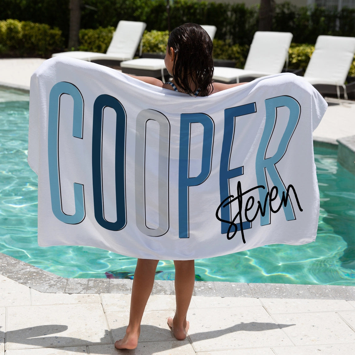 PERSONALIZED BEACH TOWEL KIDS/ADULTS (PRE-SALE)