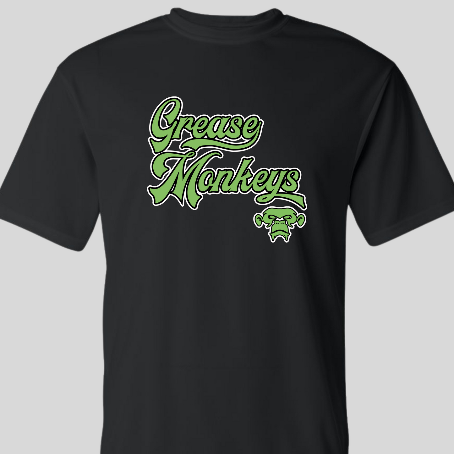 Grease Monkeys Baseball Moisture wicking shirts