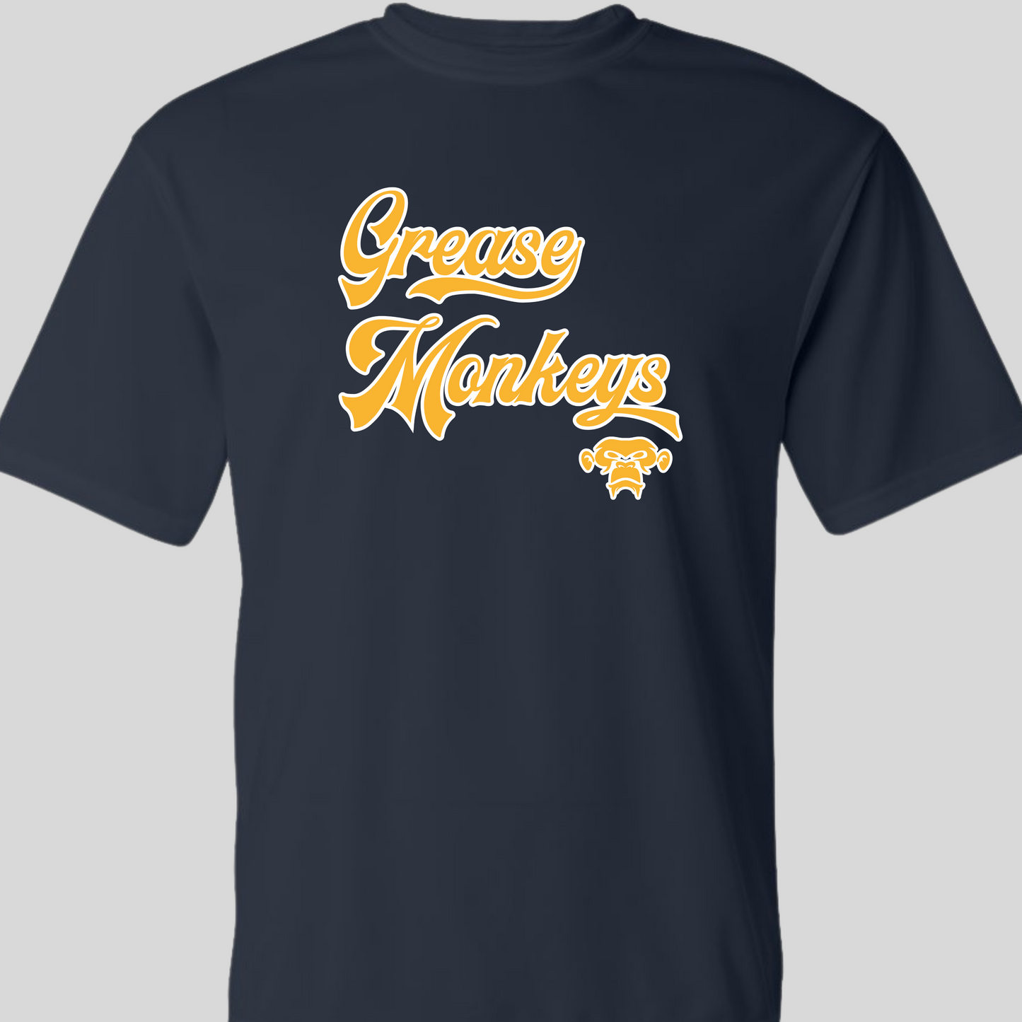 Grease Monkeys Baseball Moisture wicking shirts