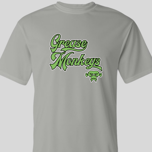 Grease Monkeys Baseball Moisture wicking shirts