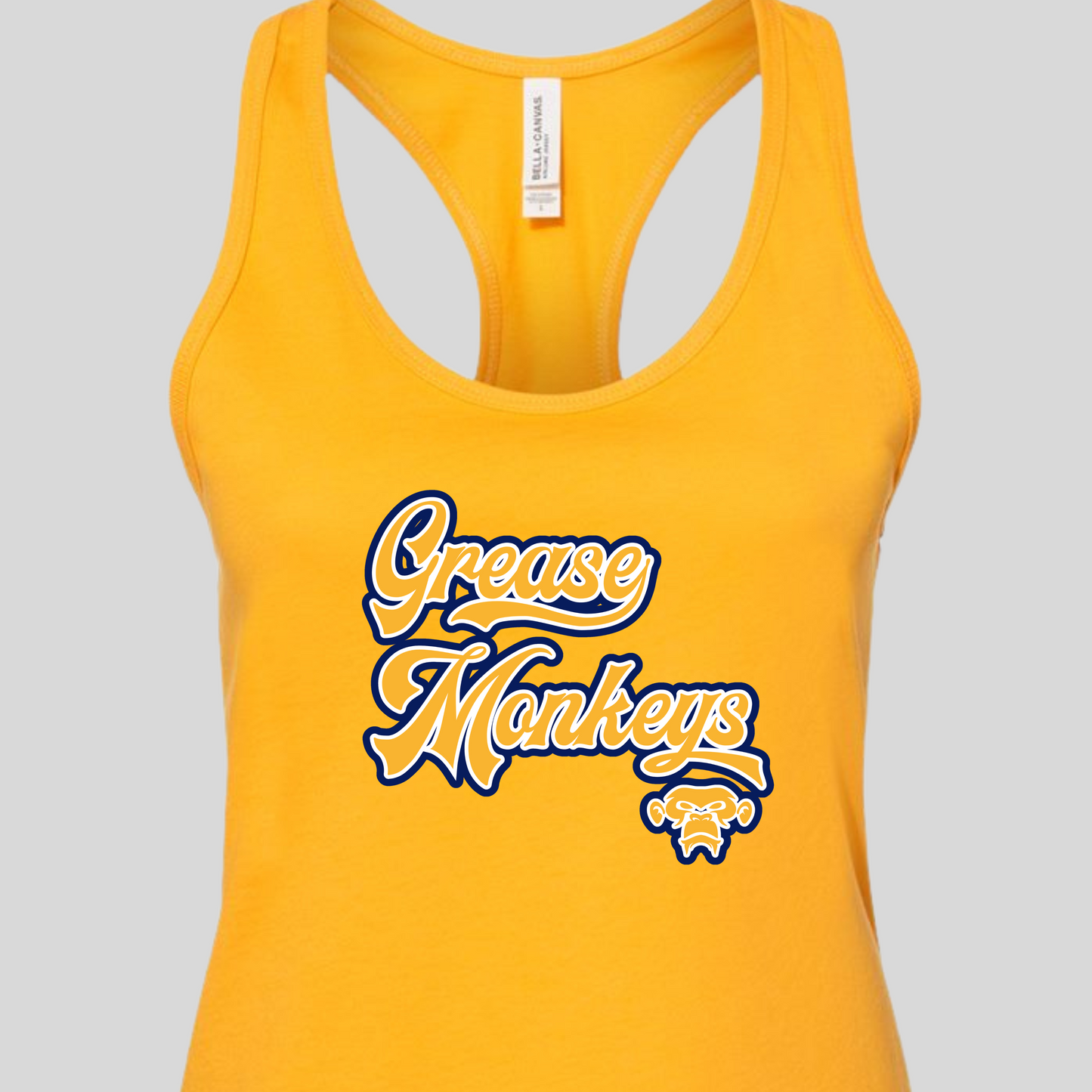 Grease Monkey Razor Back Tank -Adult