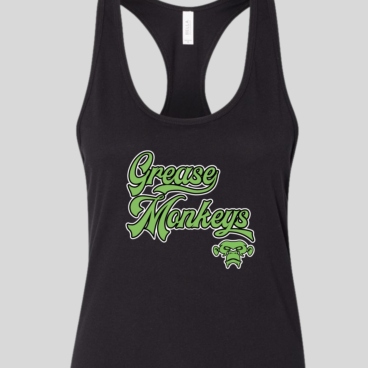 Grease Monkey Razor Back Tank -Adult