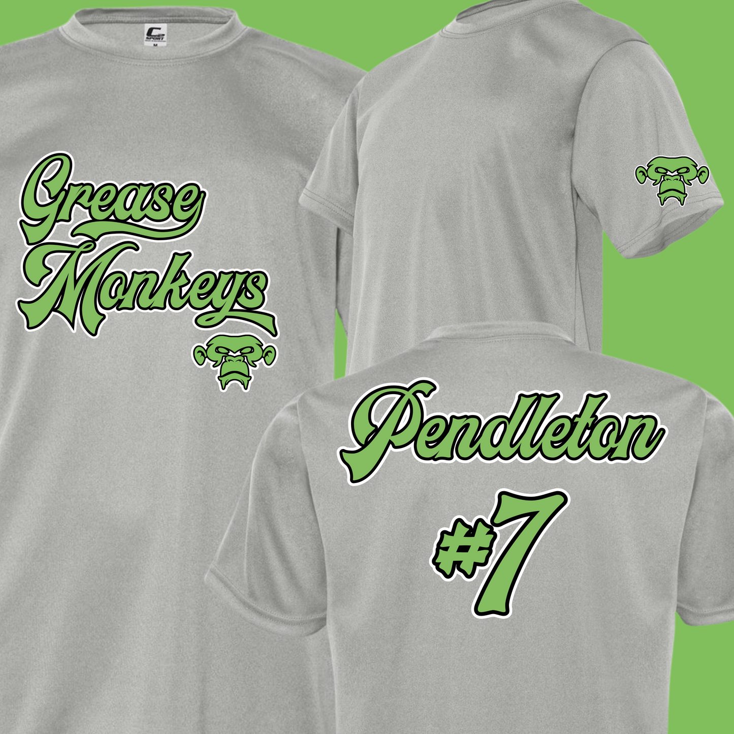 Grease Monkeys Practice Jersey (Players or Parents)