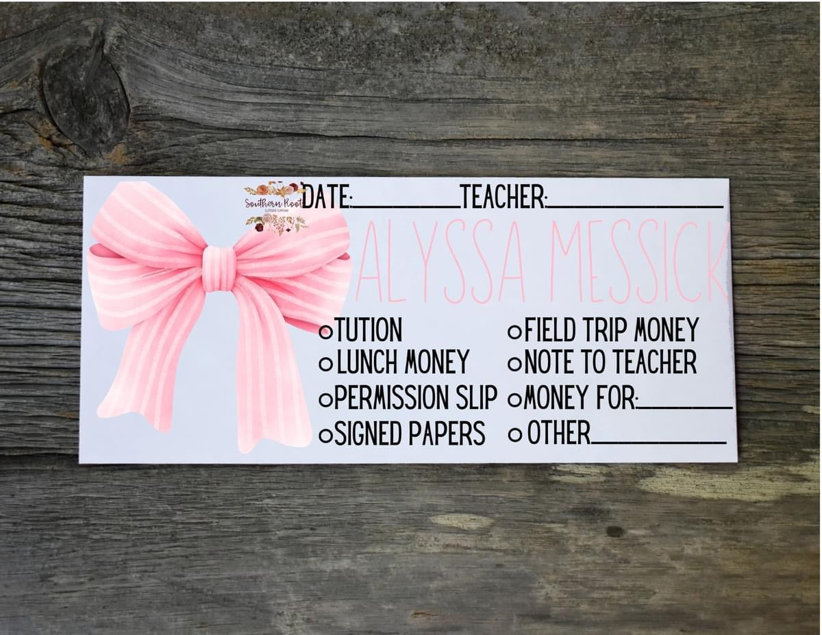 Custom School Envelopes