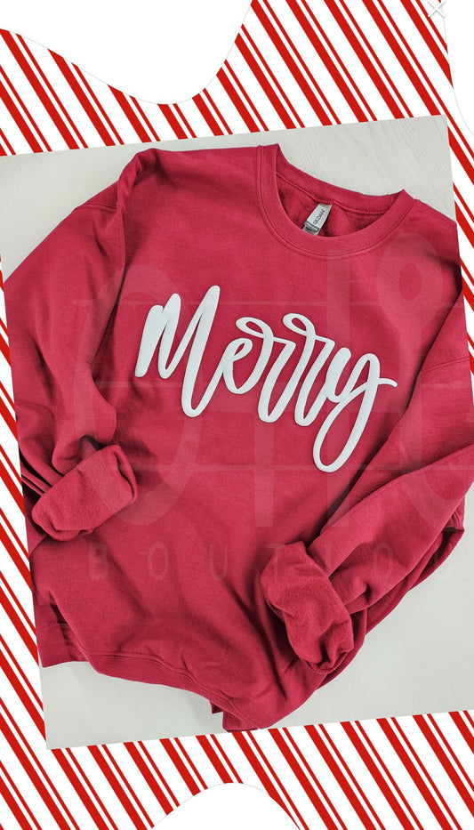 FANCY MERRY PUFF SWEATSHIRT