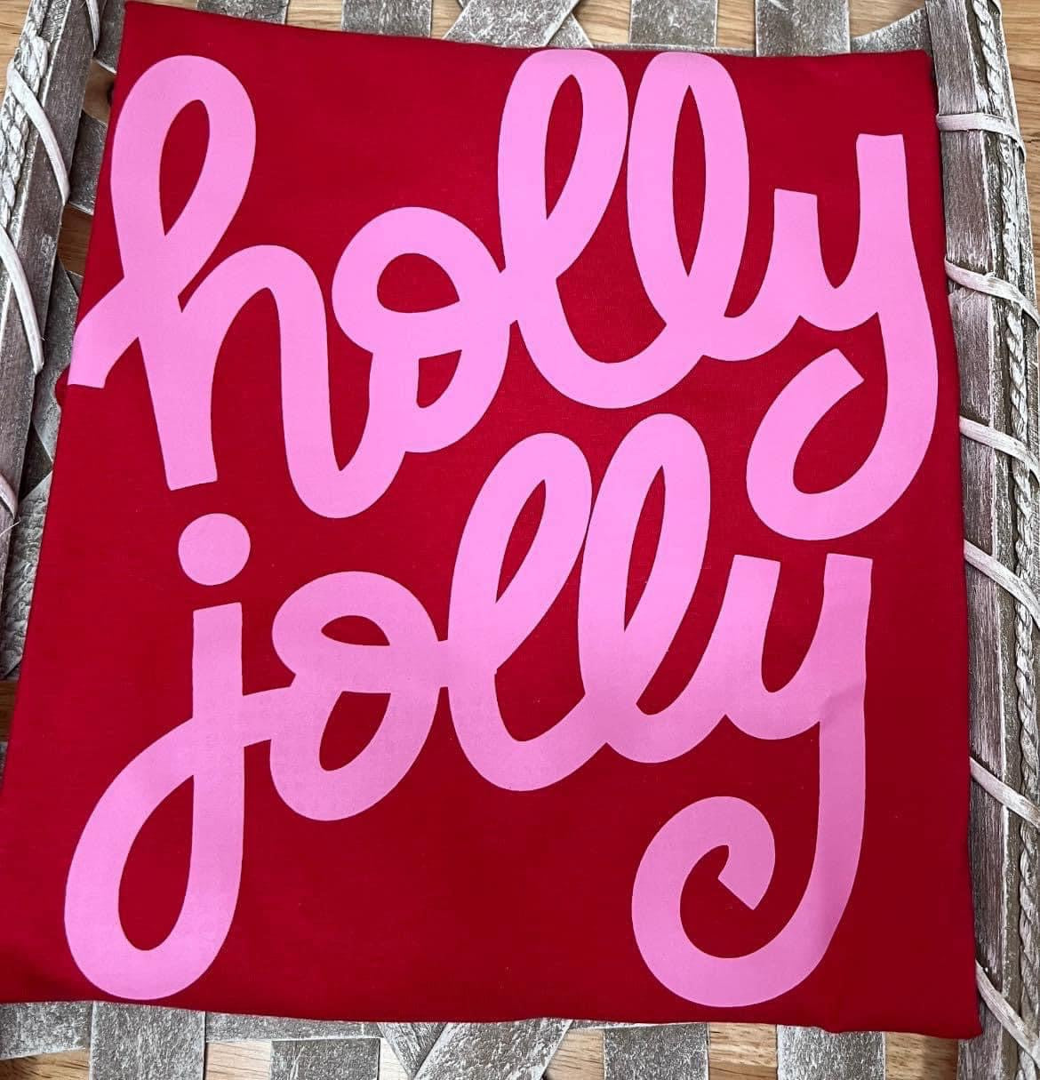 HOLLY JOLLY BRIGHT CHRISTMAS SWEATSHIRT