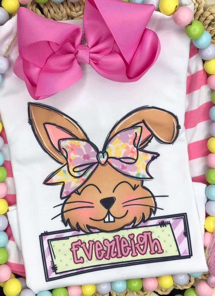 BUNNY PERSONALIZED T-SHIRTS