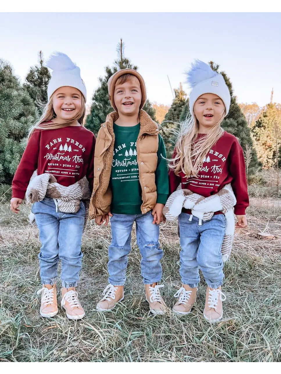 Christmas Tree Farm Kid's & Adult Sweatshirt