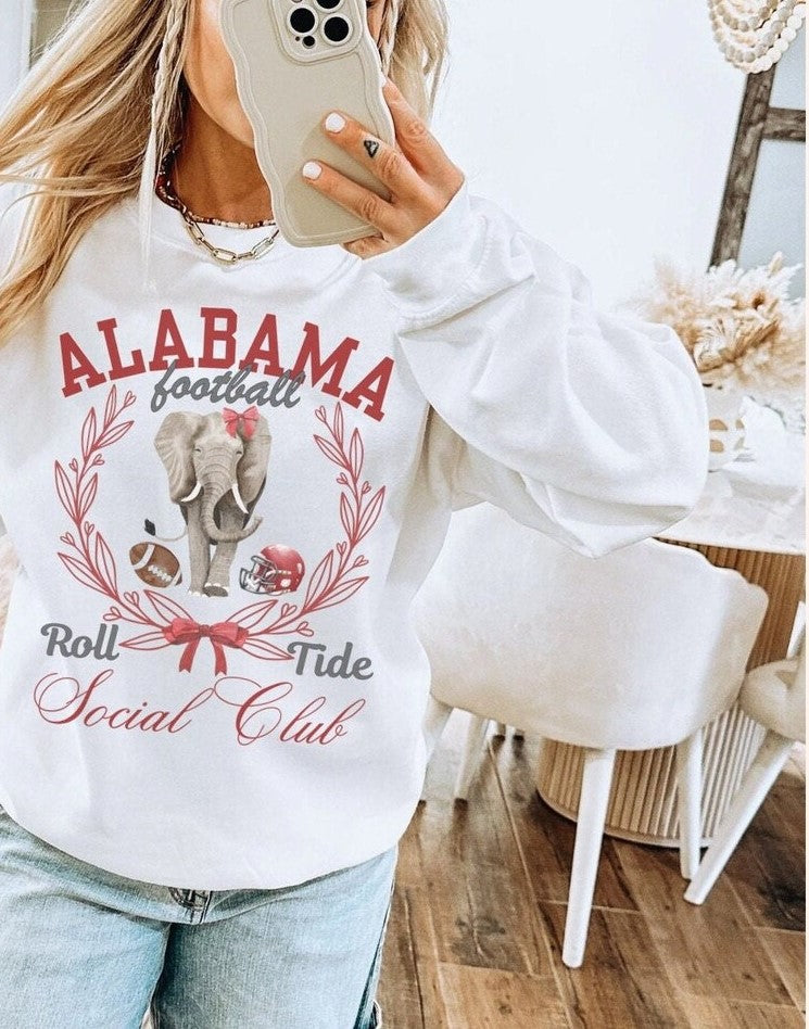 Alabama "Roll Tide" Social Club (Gildan Soft Style Brand)