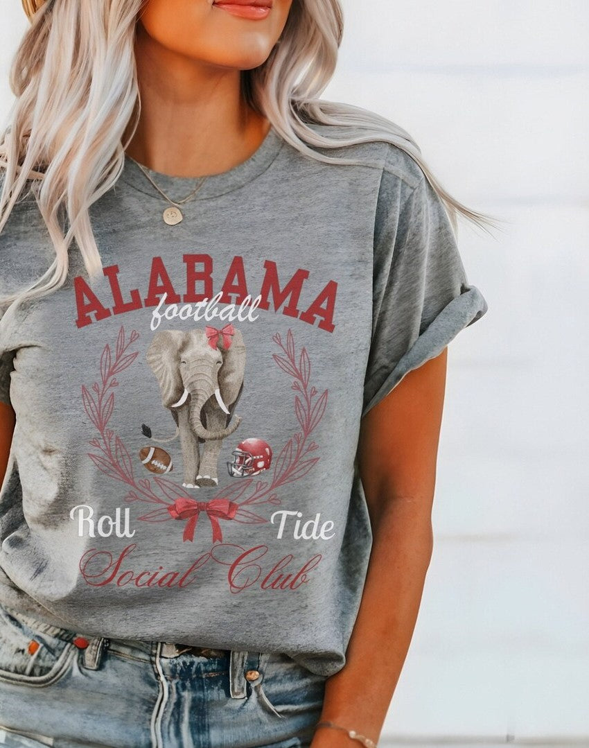 Alabama "Roll Tide" Social Club (Gildan Soft Style Brand)